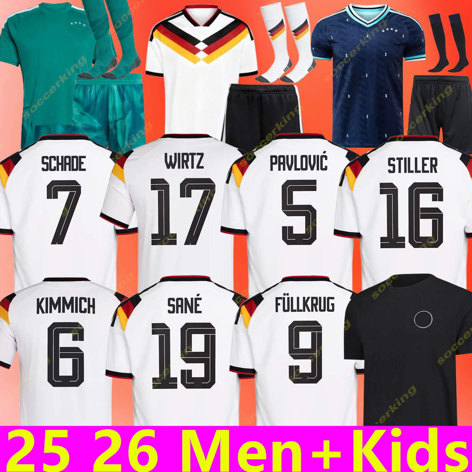 125th Year Anniversary 2025 2026 football jersey Germanys Soccer Jerseys 25 26 Player Version WIRTZ KIMMICH KROOS GNABRY MUSIALA MULLER PAVLOVIC sane TAH Whiteout