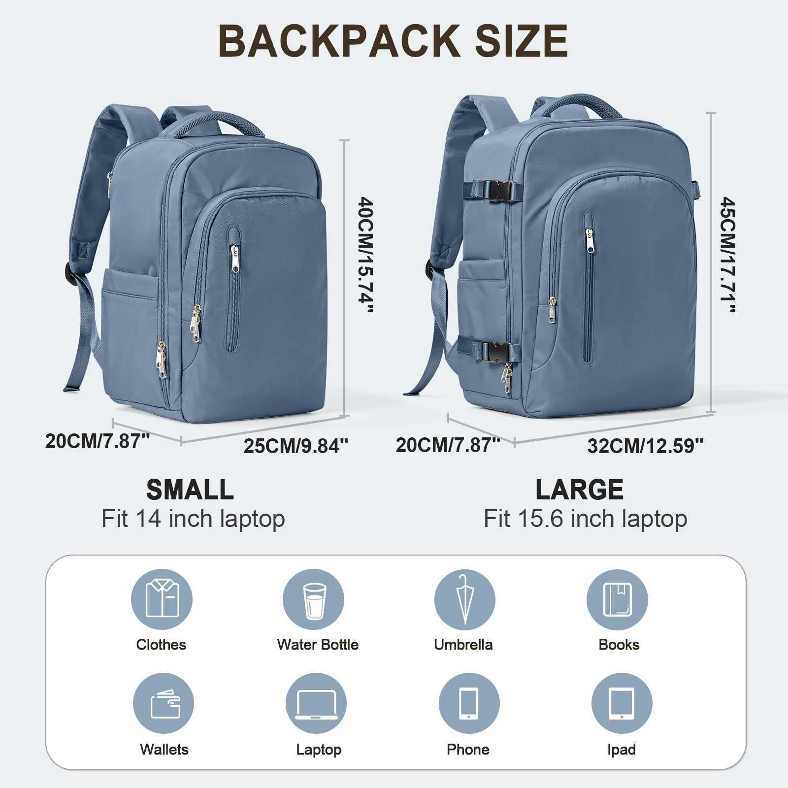 Laptop Bag Travel Backpack for Women Large Capacity Easyjet Carry-Ons 45x36x20 Backpack Ryanair 40x20x25 Mens Cabin BackpackW251114