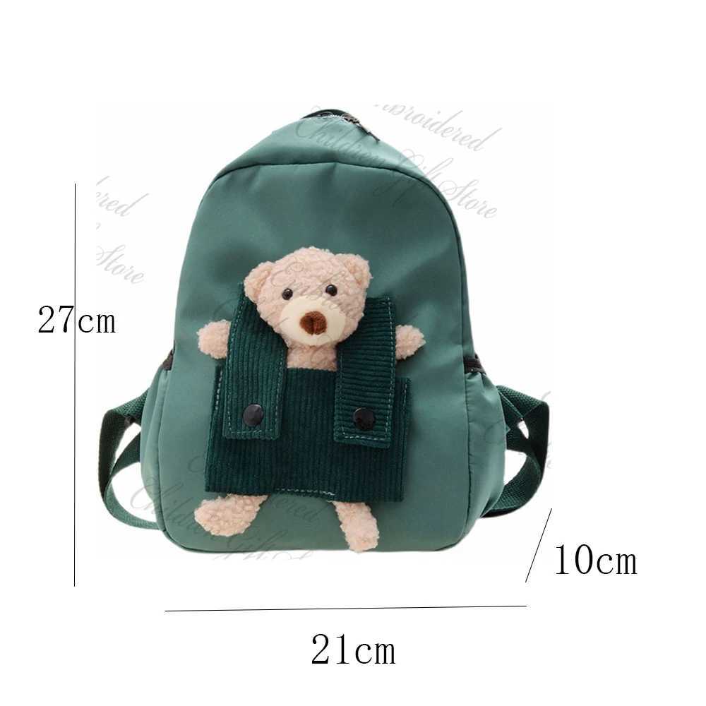 New Kids Cartoon Personalized Name Backpack Cute Baby Backpack Custom Embroidered Name Kindergarten Book Bag Outgoing SnackbagsW251114