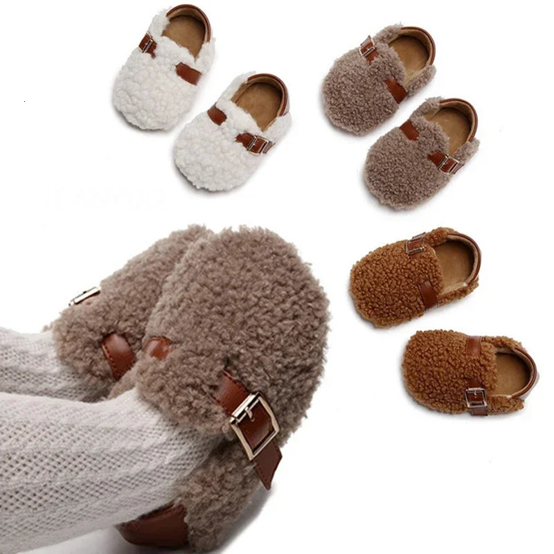 born Boy Girl Shoes Soft Comfortable Children Walking Shoe Infant Kid Anti Slip Warm Thickened Toddler Shoes Baby Crib Shoes 250415