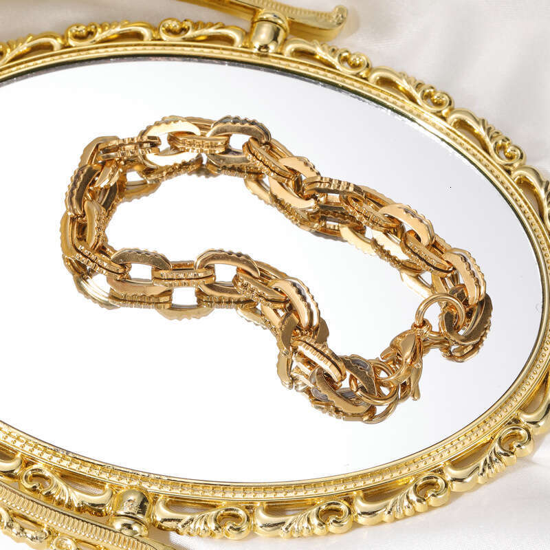 Stainless steel new high-end minimalist popular style autumn winter men's and women's fashionable high-quality bracelet