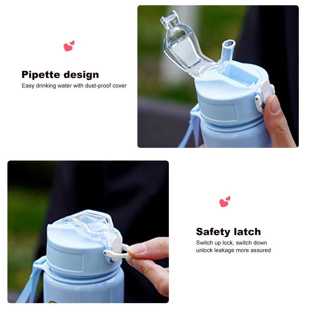 700ml Capybara Cute Water Cup with Straw Handle Sports Water Bottle Large Capacity Kawaii Water Bottle for Fitness SportsW251114