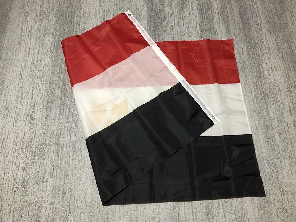 Egyptian flag 150x90cm 3x5fts high-quality polyester pendant banner Egyptian flag for home decoration S25415