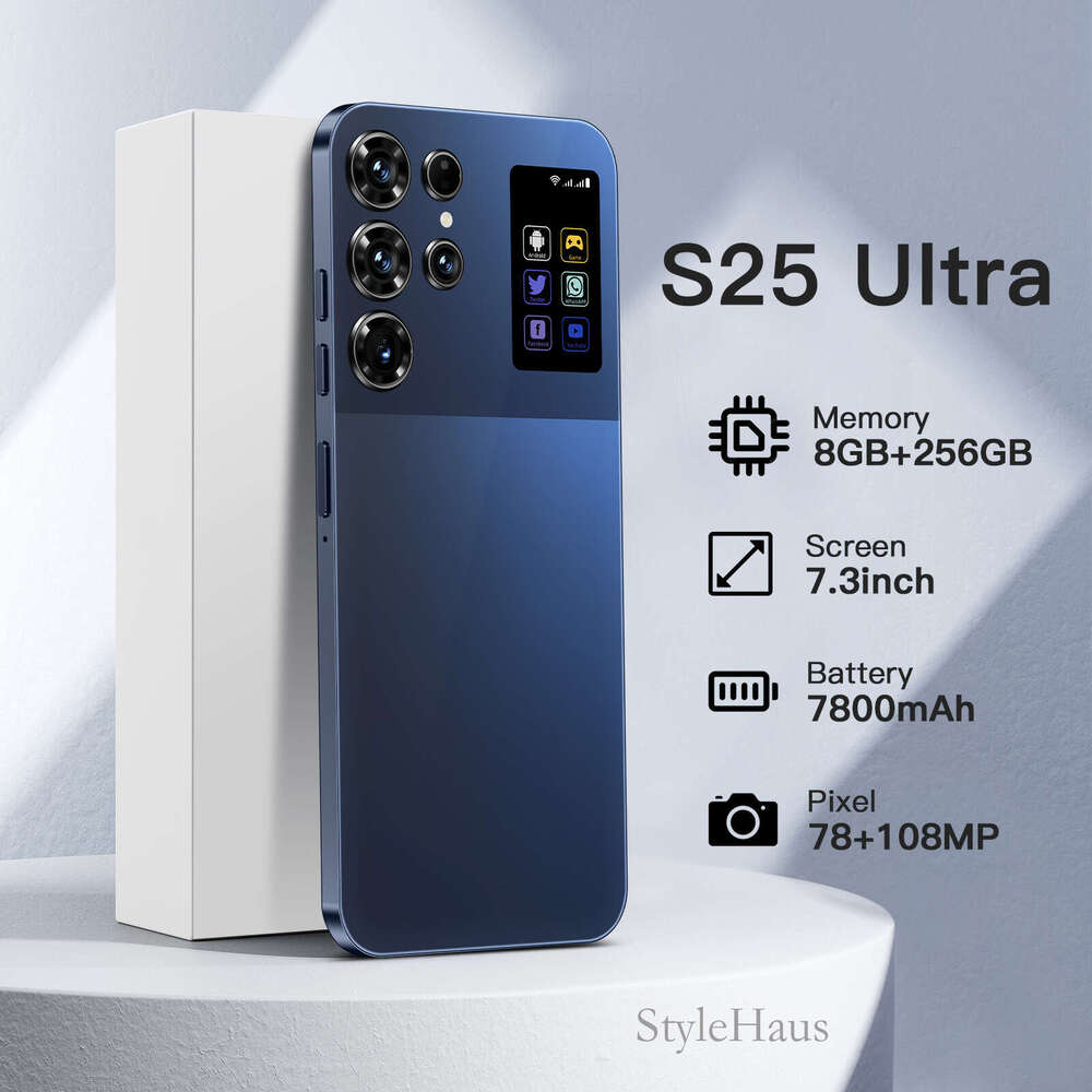 S25 Ultra Smartphone with Large Screen - True 4G & 8GB RAM + 256GB Storage