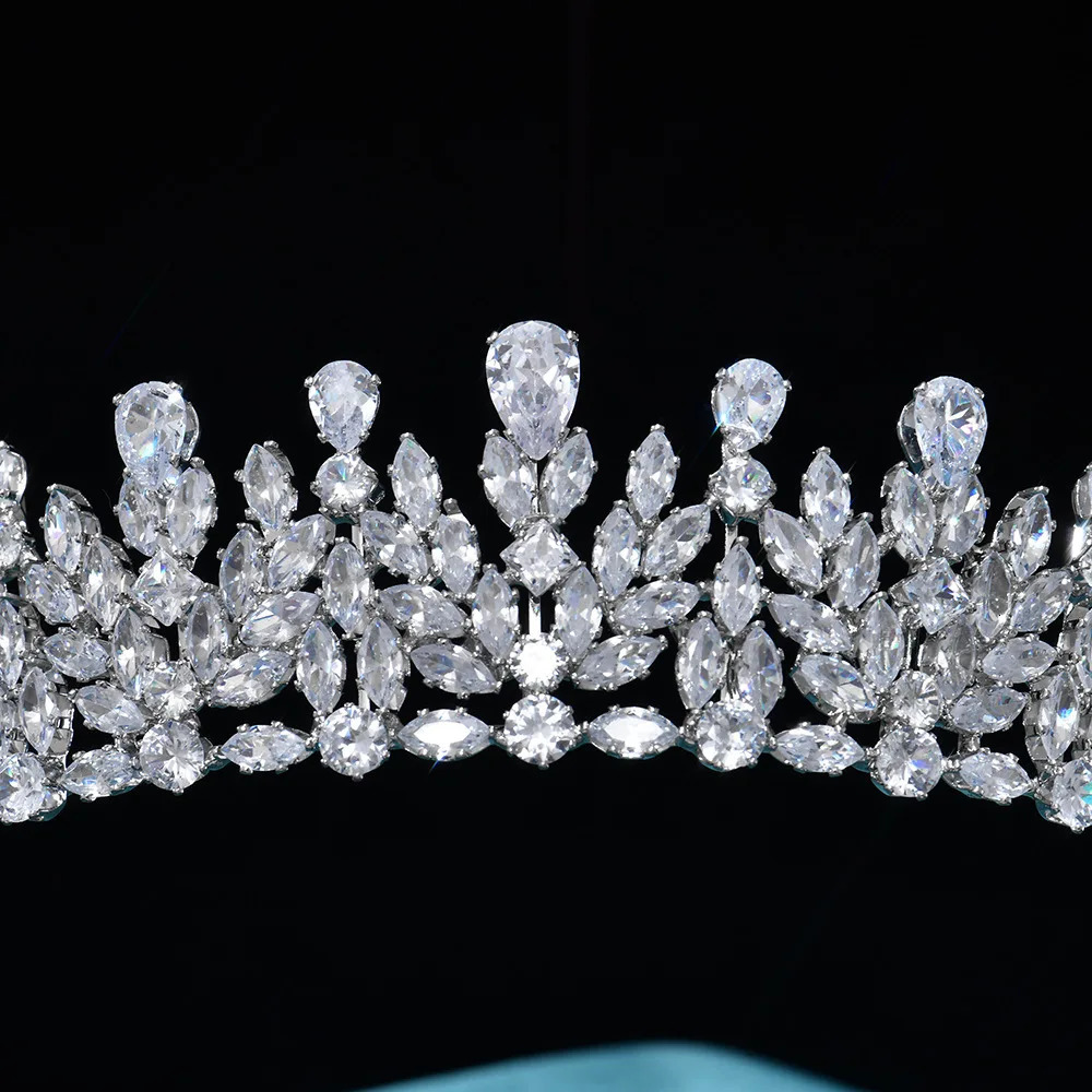 Bride Crowns For Wedding Headpieces Princess Bridal Headband Tiaras Crown For Quinceanera Women Diadem Prom Headdress 250414