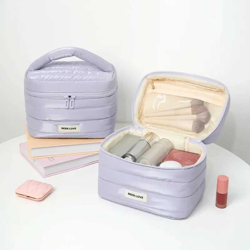 New Makeup Bag Large Capacity Portable Makeup Skincare Storage Travel Toilet BagXJ250415