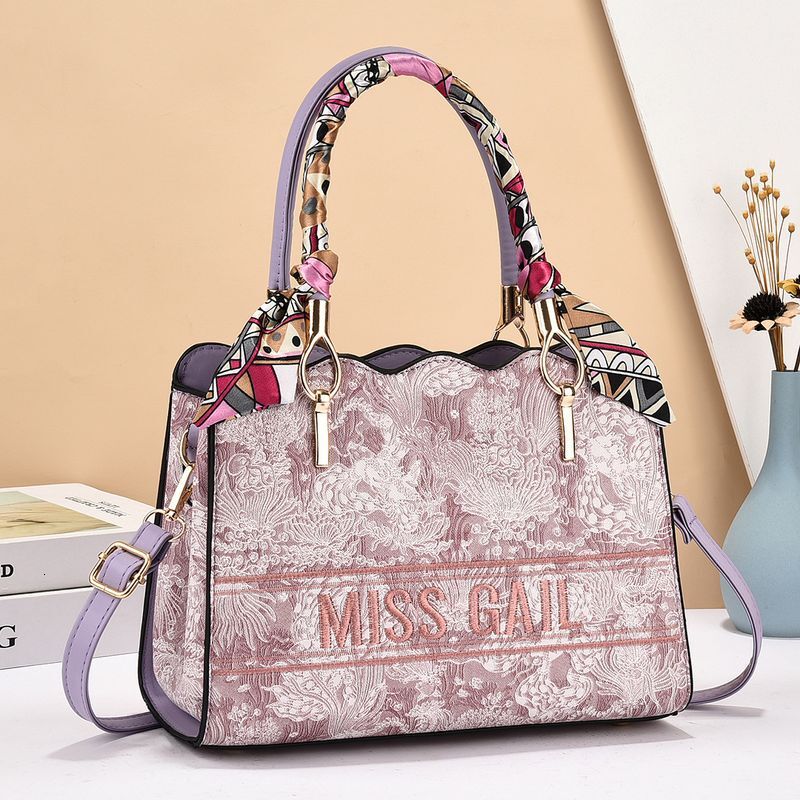 New Wer Material Large Capacity Shoulder Versatile Messenger Handbag High-End Fashion Women's Bag