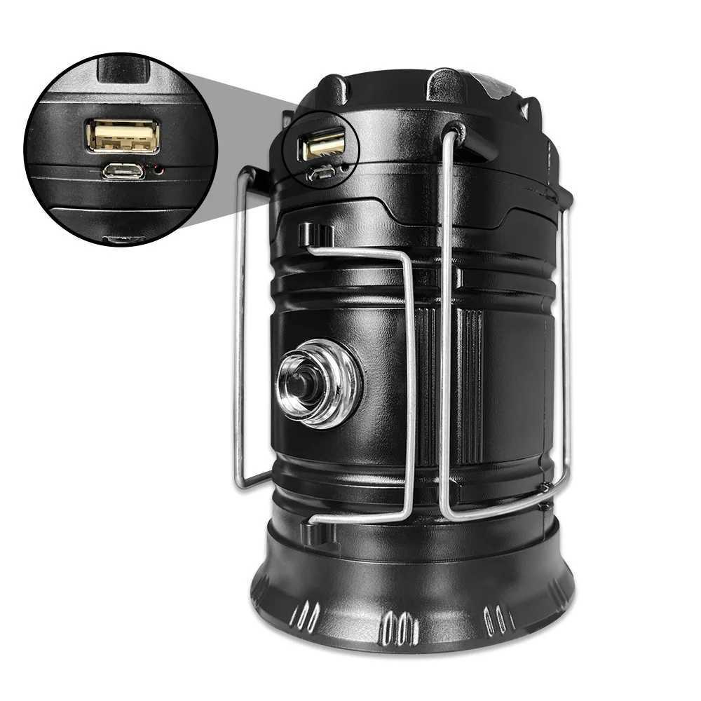 Camping Solar Camping Lamp Tent Lamp LED Portable Multifuctional Handheld Flashlight Waterproof Barn lantern Emergency Powered M251115