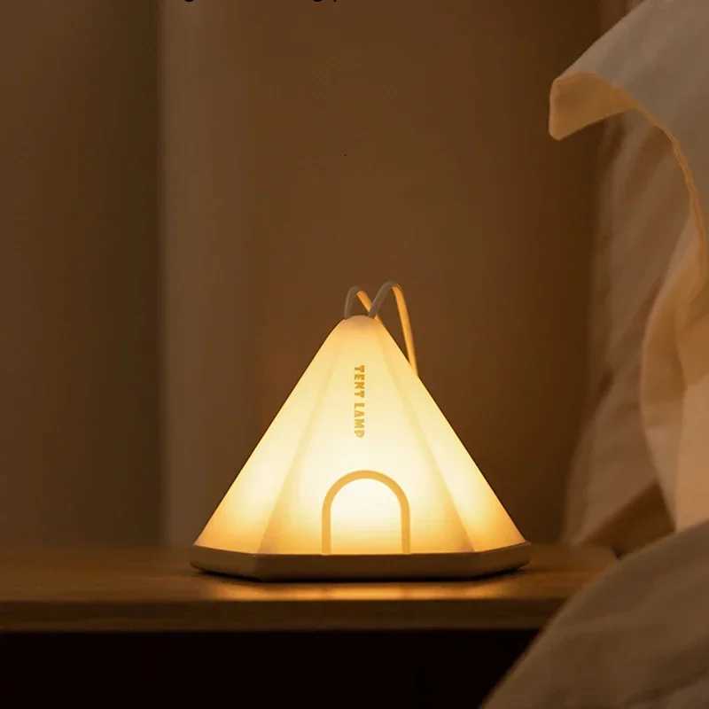 LED Tent Night Light Rechargeable Indoor Bedroom Outdoor Lighting Camping Portable Field Camping Lights USB Hanging Night Lamp M251115