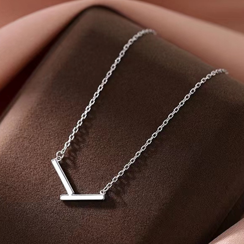 Choucong Simple Fine Jewelry Real 100% 925 Sterling Silver Geometry Pendant Irregular Party OL Women Wedding Beach Clavicle Necklace Gift Never Fade