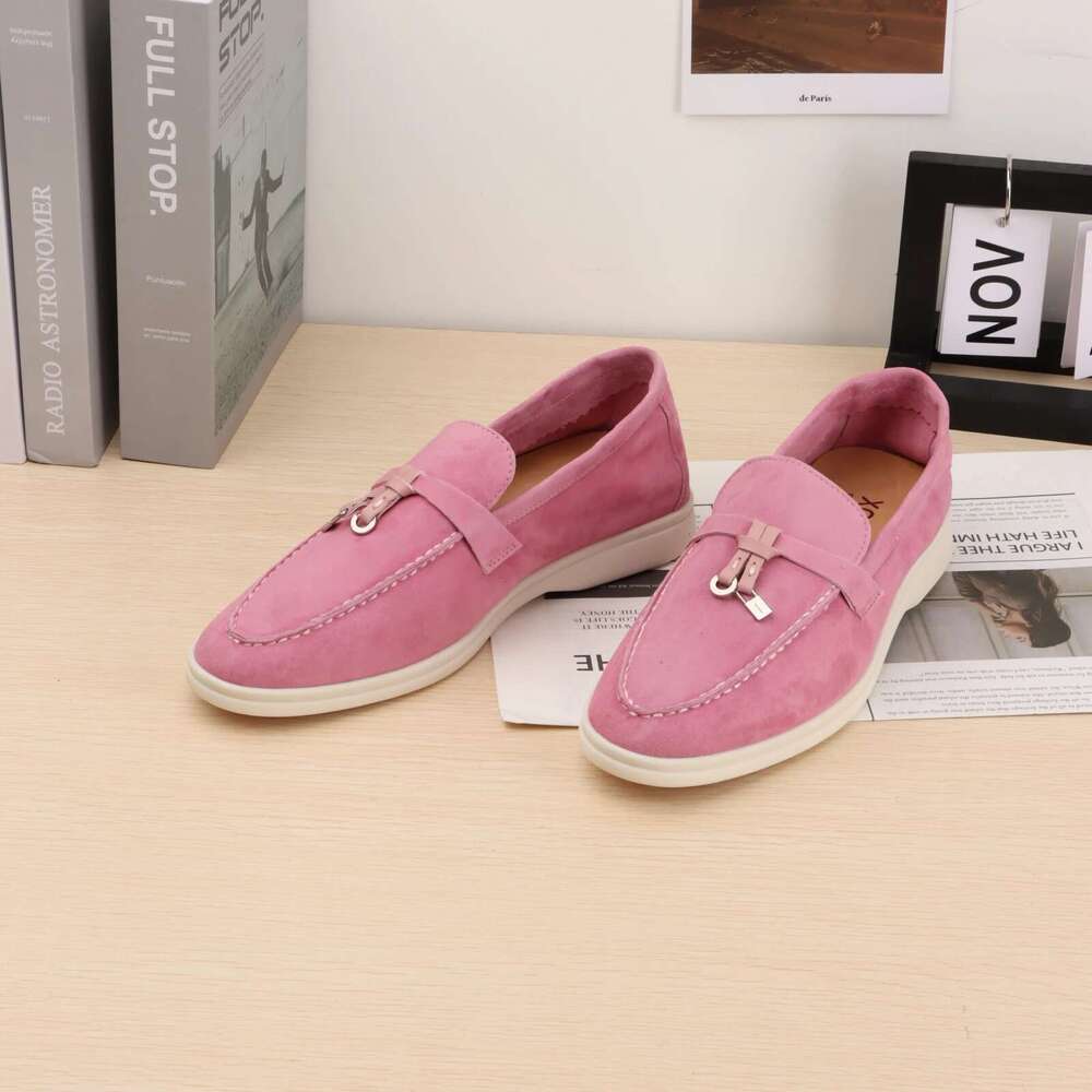 loafers designer walking shoes Heels Woman Other None Kid Suede Loafers Pumps Shoes Favourite