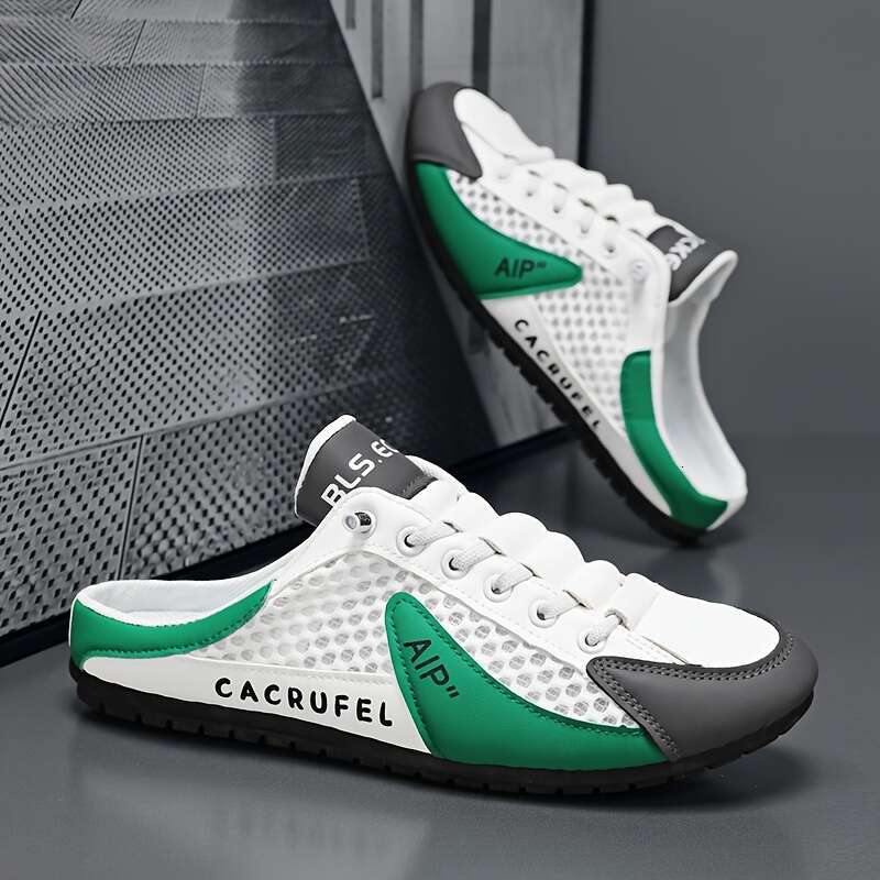 Men's shoes niche sneaker Slip-On Sneakers Breathable EVA Insole Durable PVC Sole with Details Perfect for Indoor Sports Casual trainers