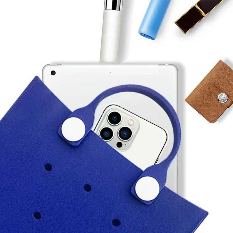 2024 INS Cute Beach Hole Bag EVA Waterproof Durable Handbag Slide Phone Storage Bag Childrens Swimming Shopping Bag W250415