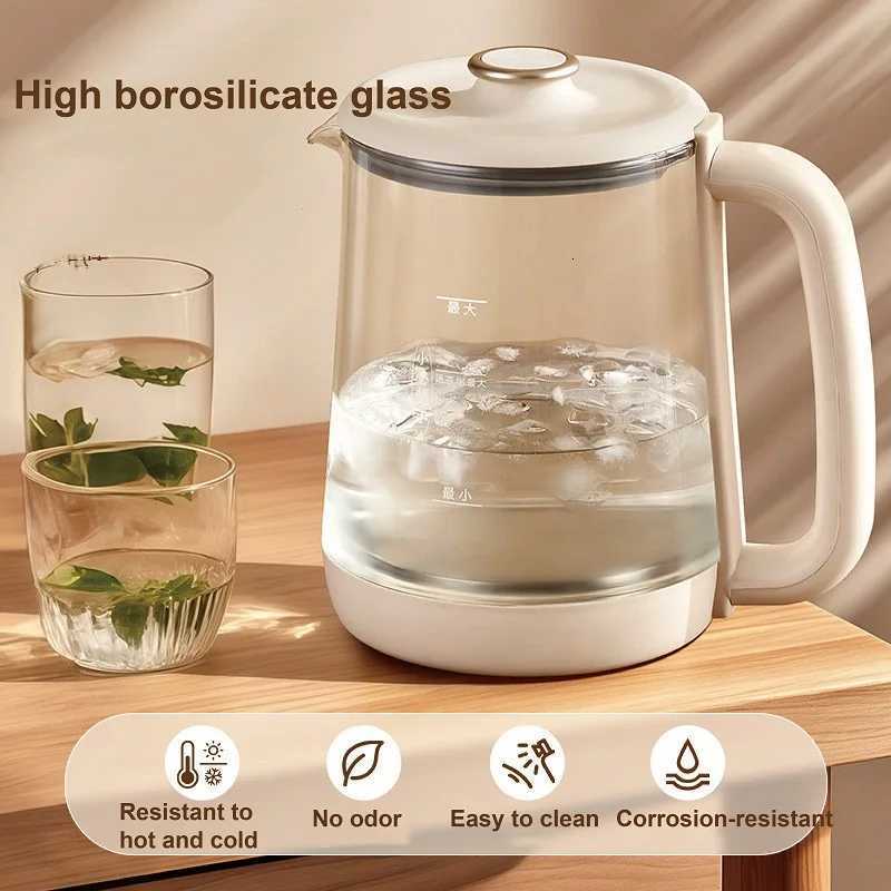 2L Health Kettle Temperature Control Glass Flower teapot Home Electric Kettle Appointment Stew Boil Kettle Multi-function 220V Y251114