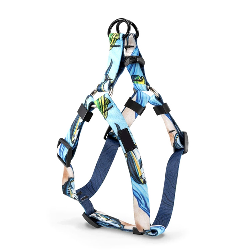 Escape Proof Adjustable Puppy Harness Soft Nylon Webbing Step in Dog Harness for Walking Training Hiking Outdoor