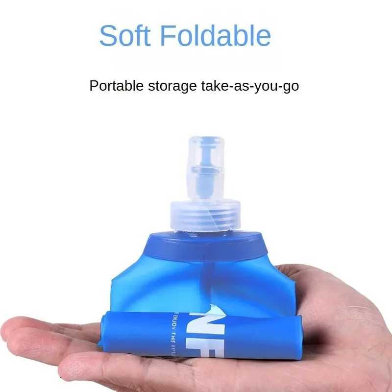 500ml Soft Flask Folding Collapsible Water Bottle TPU BPA Free Outdoor Sport Portable Water Bag Running CampingW251114
