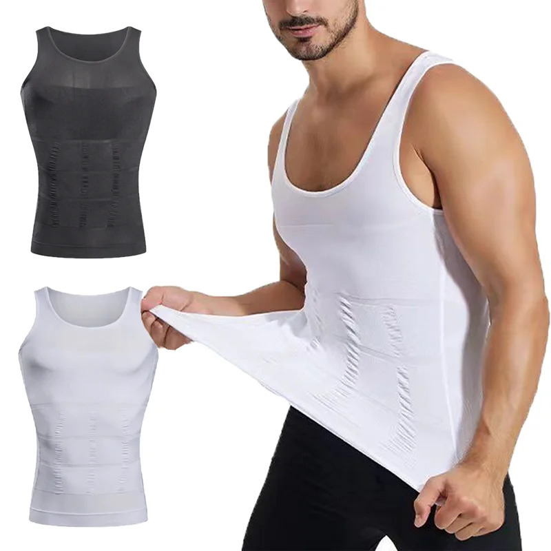 YBFDO Men Shapewear Undershirt Slimming Belly Shapewear Tummy Control Undershirt Body Shaper Waist Corset Tank Tops Underwear 250415