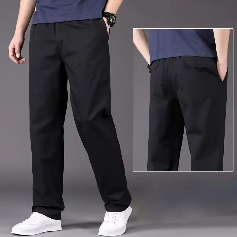 Commodity pants pocket mens Trouser sports shoes largesized clothing gym Y2k runner casual 250407