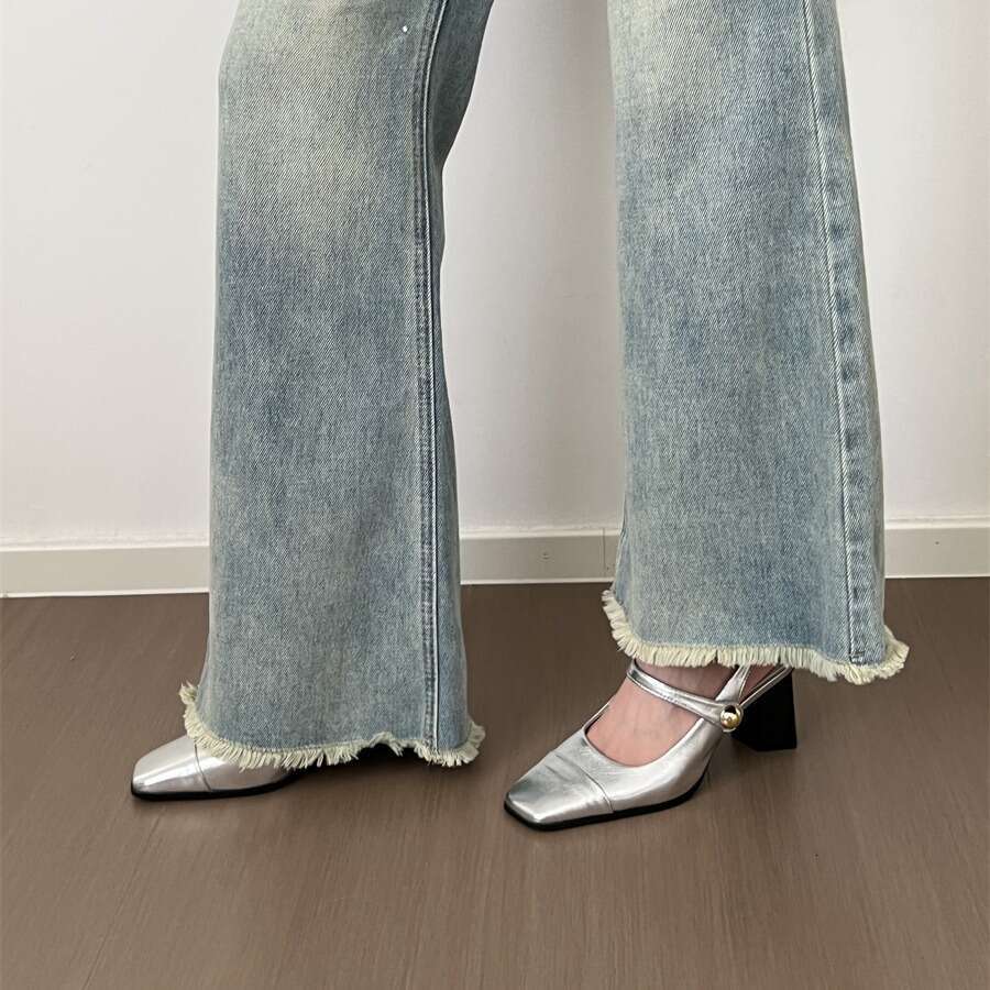 Silver Closed-Toe Sandals for Women 2025 kitten Heels with Designer Shoe Dress Comfortable Elegant sling back Shoes