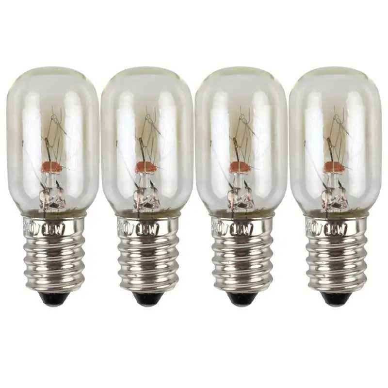 4PCS E14 Refrigerator Incandescent Microwave Oven Bulb 220V 15W Oven Incandescent Microwave Oven Light Bulb Bulbs for C251115