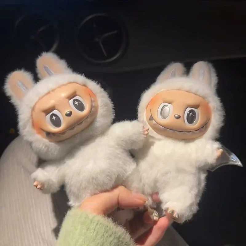 High quality Labubu Angel Zimomo Doll Plush Toy 1 1 Handmade Face Vinyl Doll Labubu Gift Childrens Toy Holiday Christmas Gift X250415