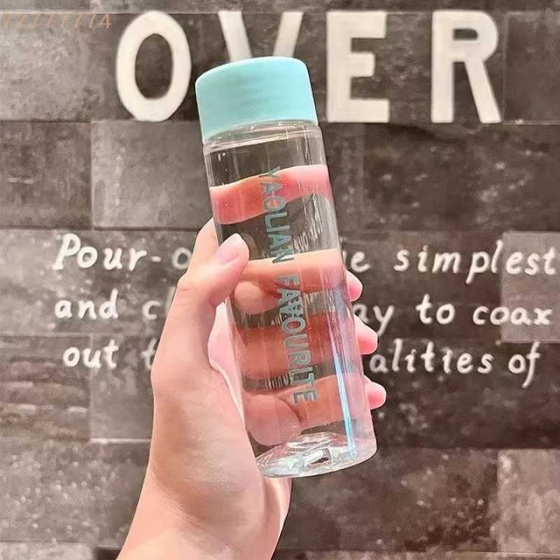 Anti-Drop Outdoor Drinking Water Bottle for Picnics Travel 200ML Cartoon Pattern Portable Plastic CupW251114