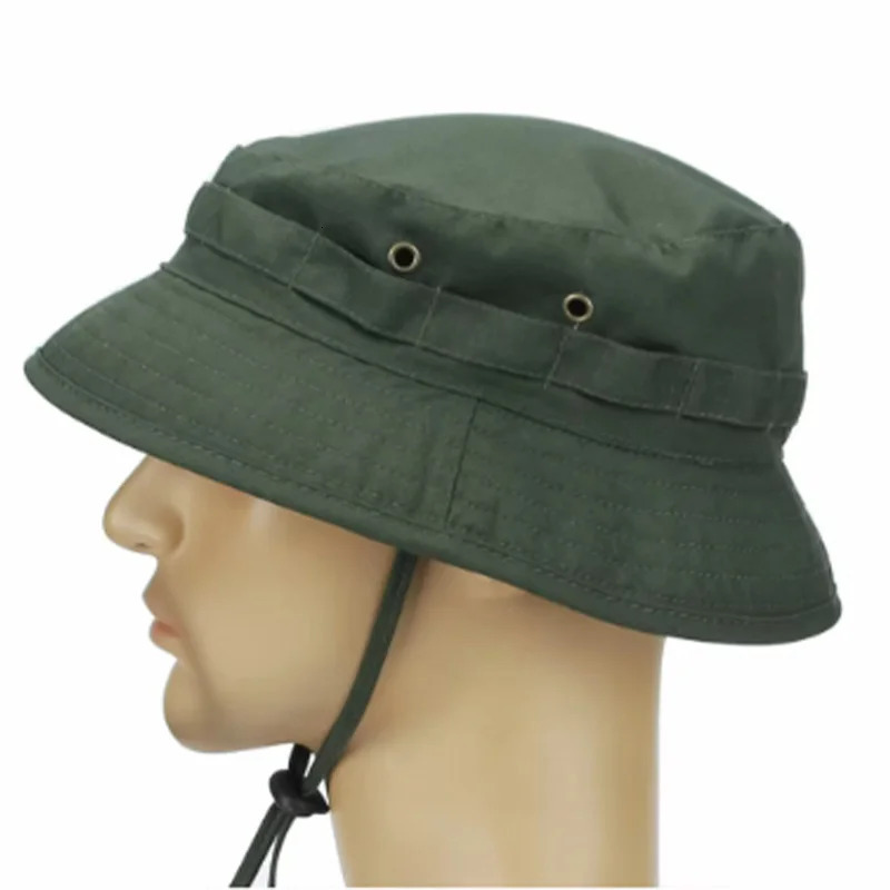 Camouflage Boonie Hat Outdoor Hiking Fishing Hunting Camouflage Bucket Hat Set Travel Summer Beach Hat Men and Women 250409
