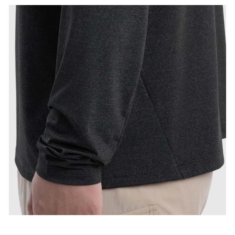 Long Sleeve Shirt Guard Shirt Athletic Hoodie Hiking Shirts Elasticity Men Clothing Workout Tee Quick Dry Shirts Breathable 250414