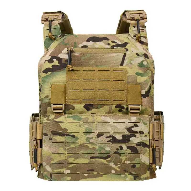 6094 Combat Vest Quick Release Lightweight Laser-Cut Tactical Gear with 1000D Nylon Plate Carrier System XJ251114