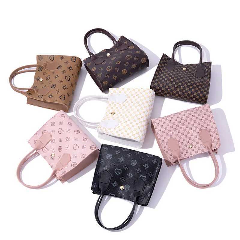 Urban Minimalist Retro Printed Shoulder Bag Mini Contrasting Bags Fashionable Large Capacity Diagonal Cross HandbagsW251115