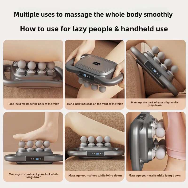 Multi-Headed Tissue Gun Powerful Deep Strike Fast Charging and Quiet Operation Modern Massager Muscle Recovery