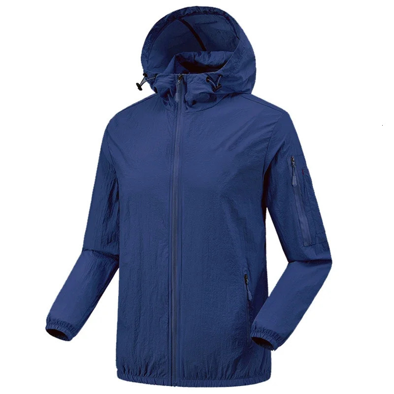 Summer Mens Skin Quick Dry Hiking Jacket Waterproof Sun UV Protection Coats Men Outdoor Sports Fishing Camping Running Jacket 250408