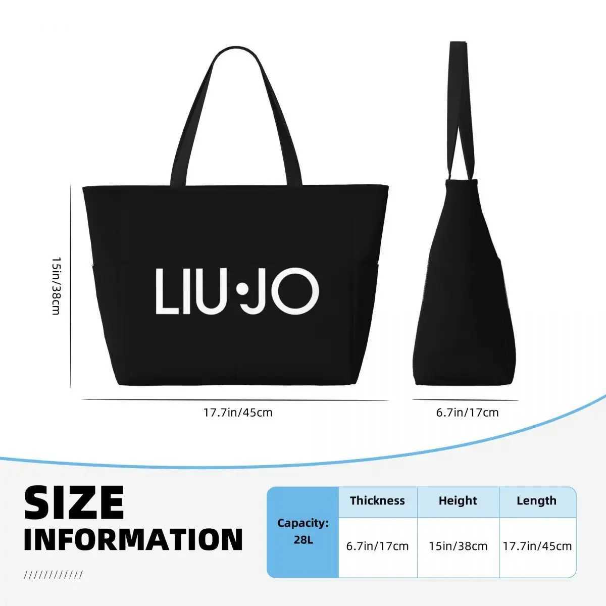 Liu Jo Large Travel Bag Waterproof Handbag Beach Bag Large Capacity Travel Shopping Bag W250415