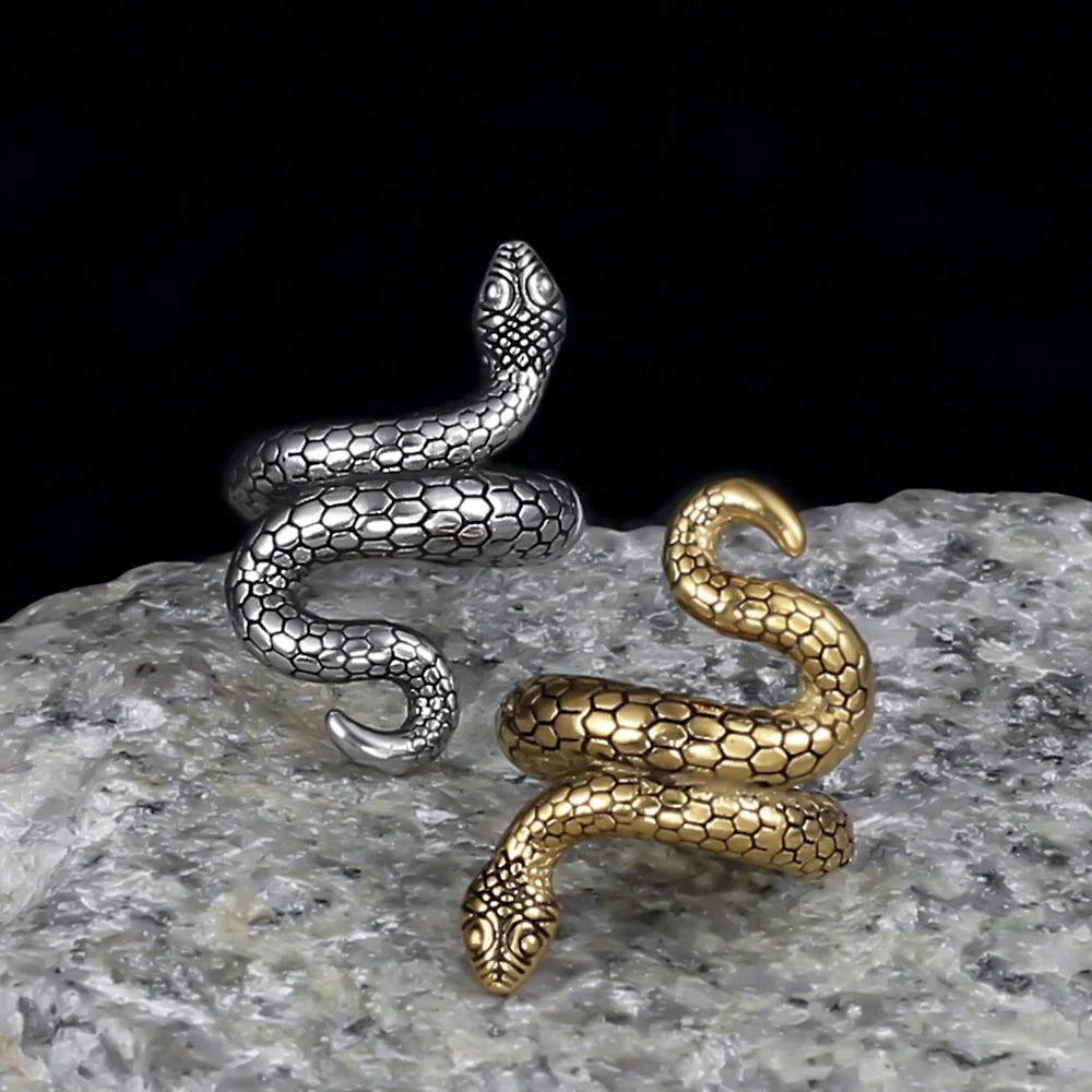 Casvort 2 PCS Arrival 316 Stainless Steel Snake Ear Lobe Cuff Ear Plug Hanger Piercing Expander Body Jewelry for Women 250408