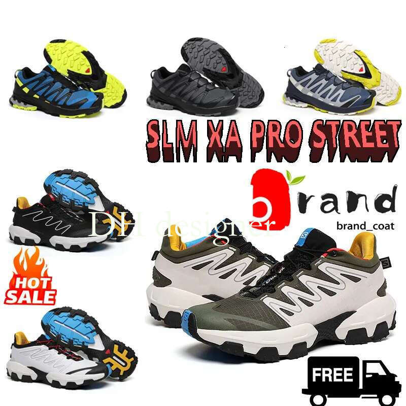 Saloman designer Running Shoes Men XA PRO 3D XT Street sneakers SLM STREET Breathable Mesh Runner Mountaineering High quality Outdoors Casual Sports Shoe