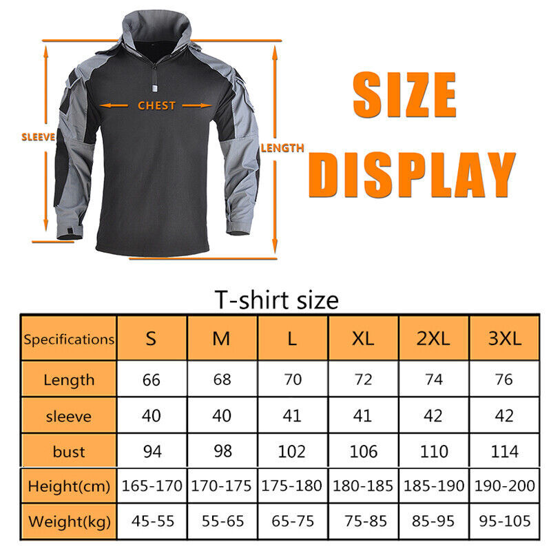 Long New Frog Sleeve Combat Military Fan Tactical Suit Anti-friction