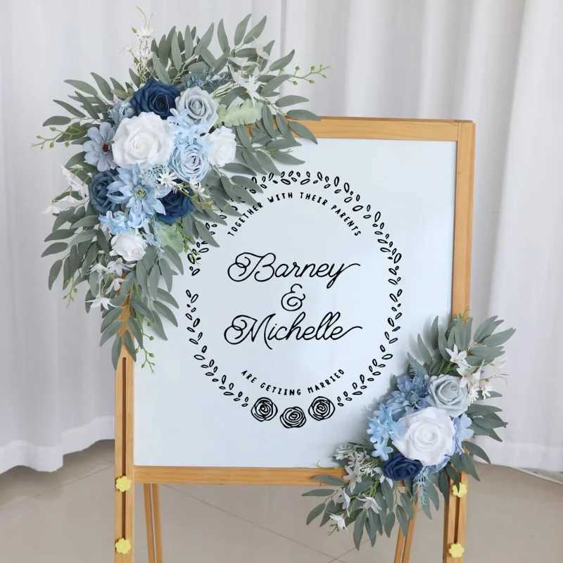 s New Wedding Welcome Card Flower Birthday Party Sign Decoration Flower Wedding Arch Flower Decoration ExportM251115