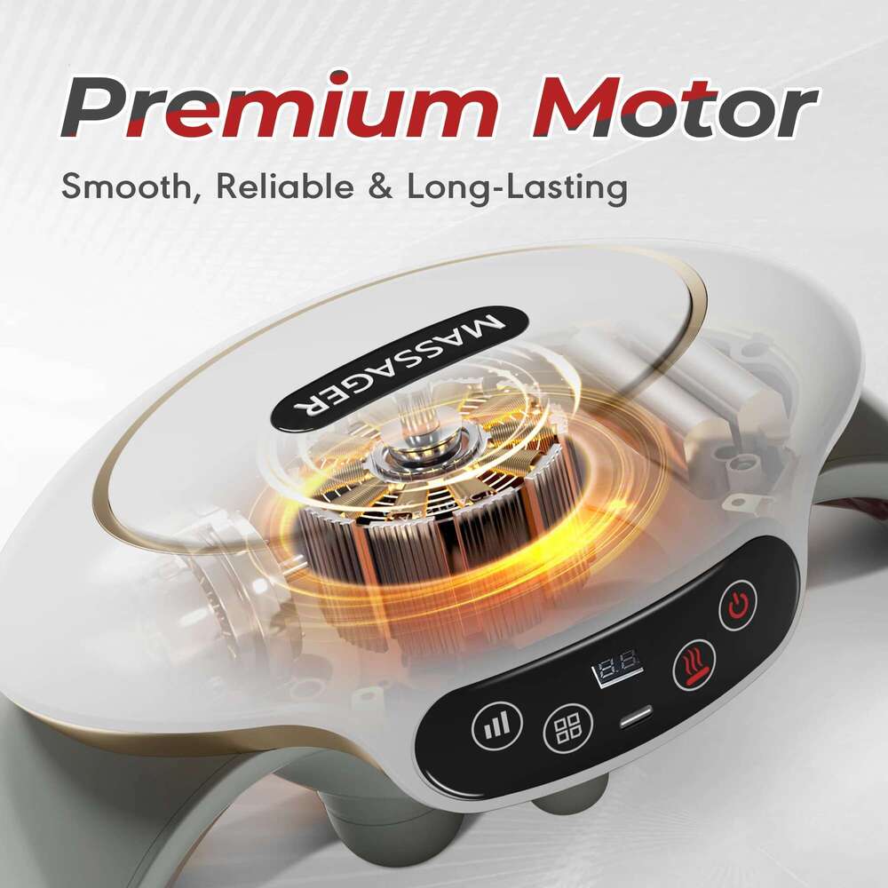 Electric Abdominal Massager,Multi-Use Belly,Back,Neck,Legs,3 Modes,USB,Professional Massage Device for Home & Office