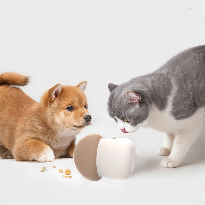 Update Pet Leakage Toy Cat And Dog Bite Training Grinding Teeth Resistance Cleaning Ball Puzzle Interactive Feeding