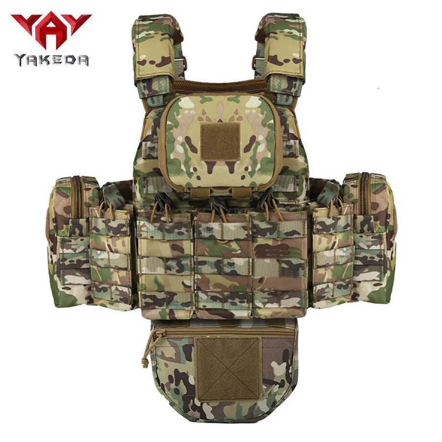 YAKEDA Five-piece Equipment Bag Training Vest Detachable and Expandable Waterproof Wear-resistant and Tear-resistant XJ251114