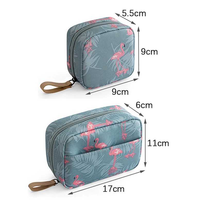 New cosmetic bag flamingo solid color travel toilet storage bag cactus beauty cosmetic bag organizer special discountXJ250415