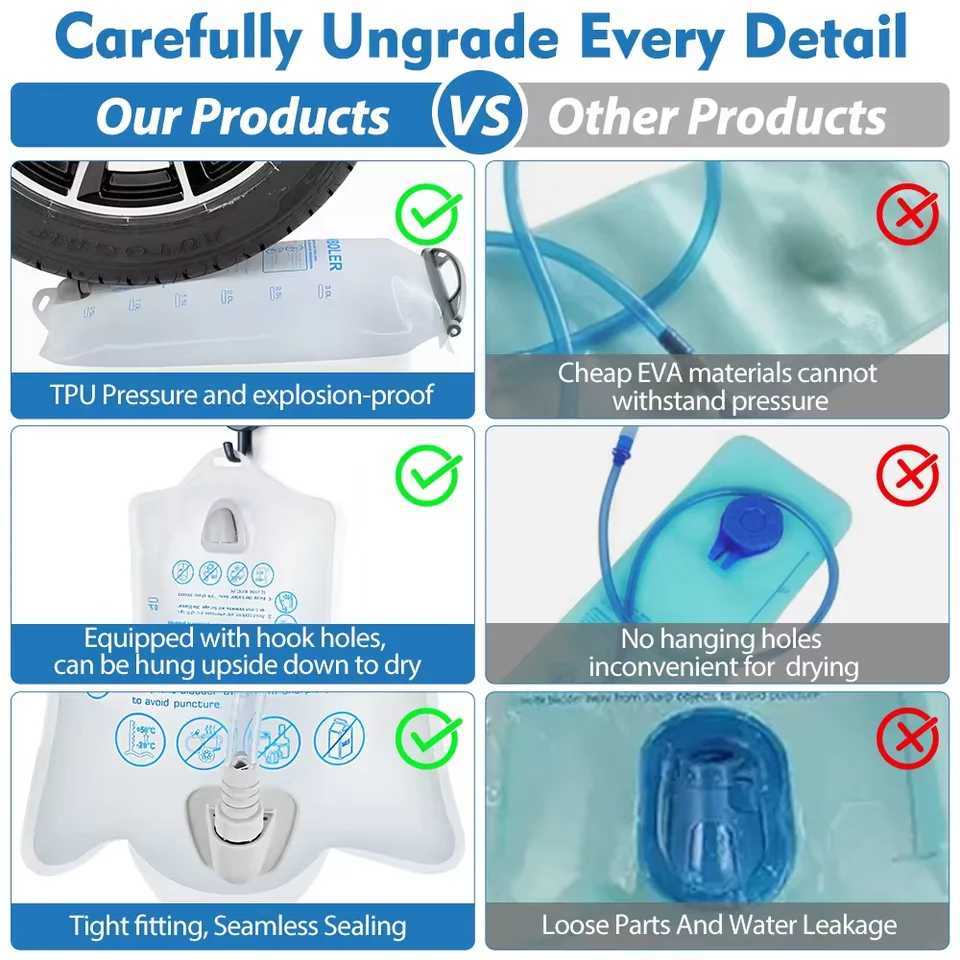 Water Bladder Water Reservoir Hydration Pack Storage Bag BPA Free 15L 2L 3L Running Hydration Vest BackpackW251114