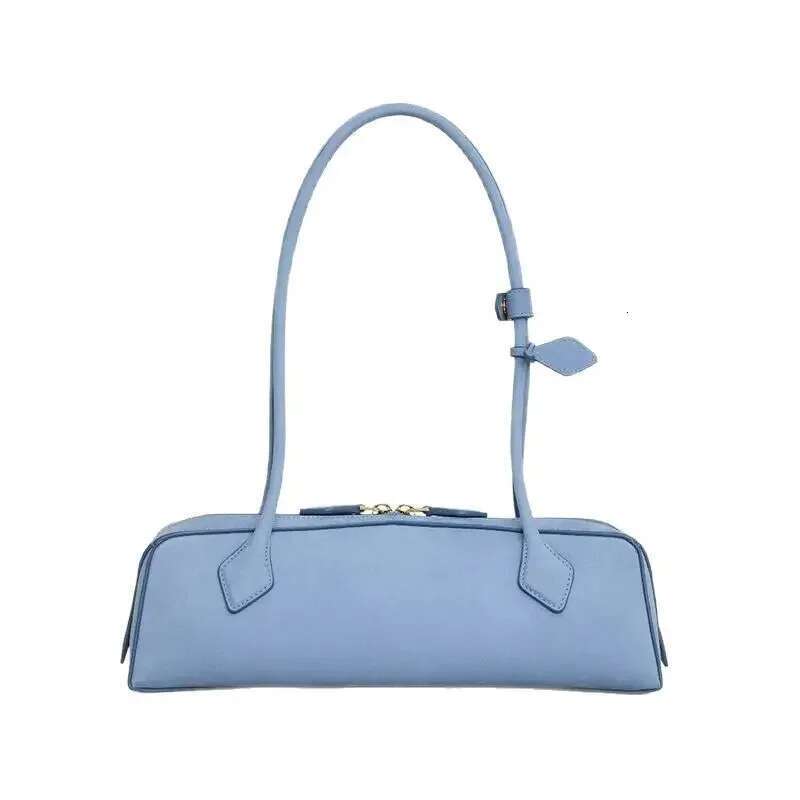 French Style Sausage Skin Ladies Handbag Leather Breadstick Retro Underarm Commuter Shoulder Bag Casual All-Match Women's Ba