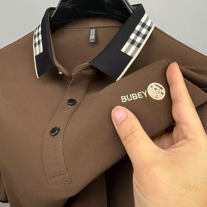 2025 Mens Polos High end embroidered short sleeved cotton polo shirt men s T shirt Korean fashion clothing summer luxury top Asian size M-- 4XL 01
