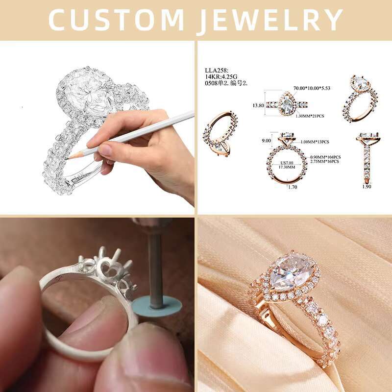 AAA Gems Engagement Wedding Ring Custom 14K White Gold 2.0 ct Cushion Lab Grown Diamond Solitaire Ring