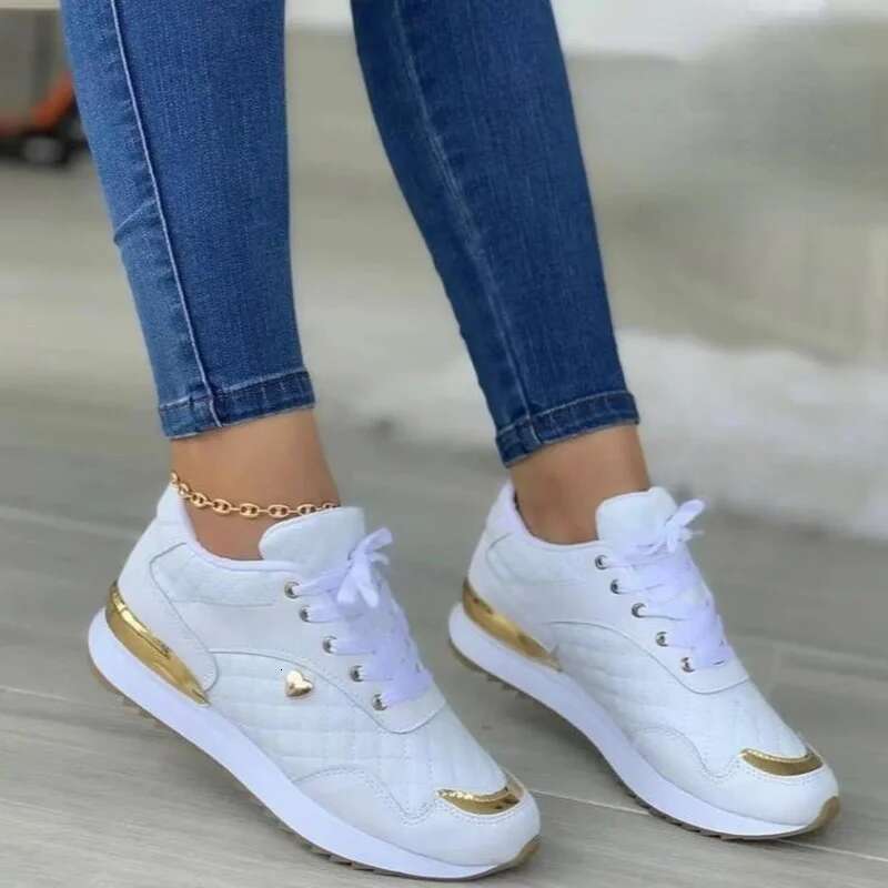 2025 Summer New Designer Fashion Sports Shoes Women's Lace up Flat Shoes Outdoor Running and Walking Shoes Comfortable and Breathable