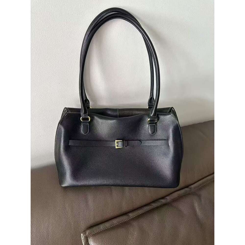 Mm Women's Bags New High End Single Shoulder Underarm Commuter Versatile Leather Women's Large Capacity Tote Bag