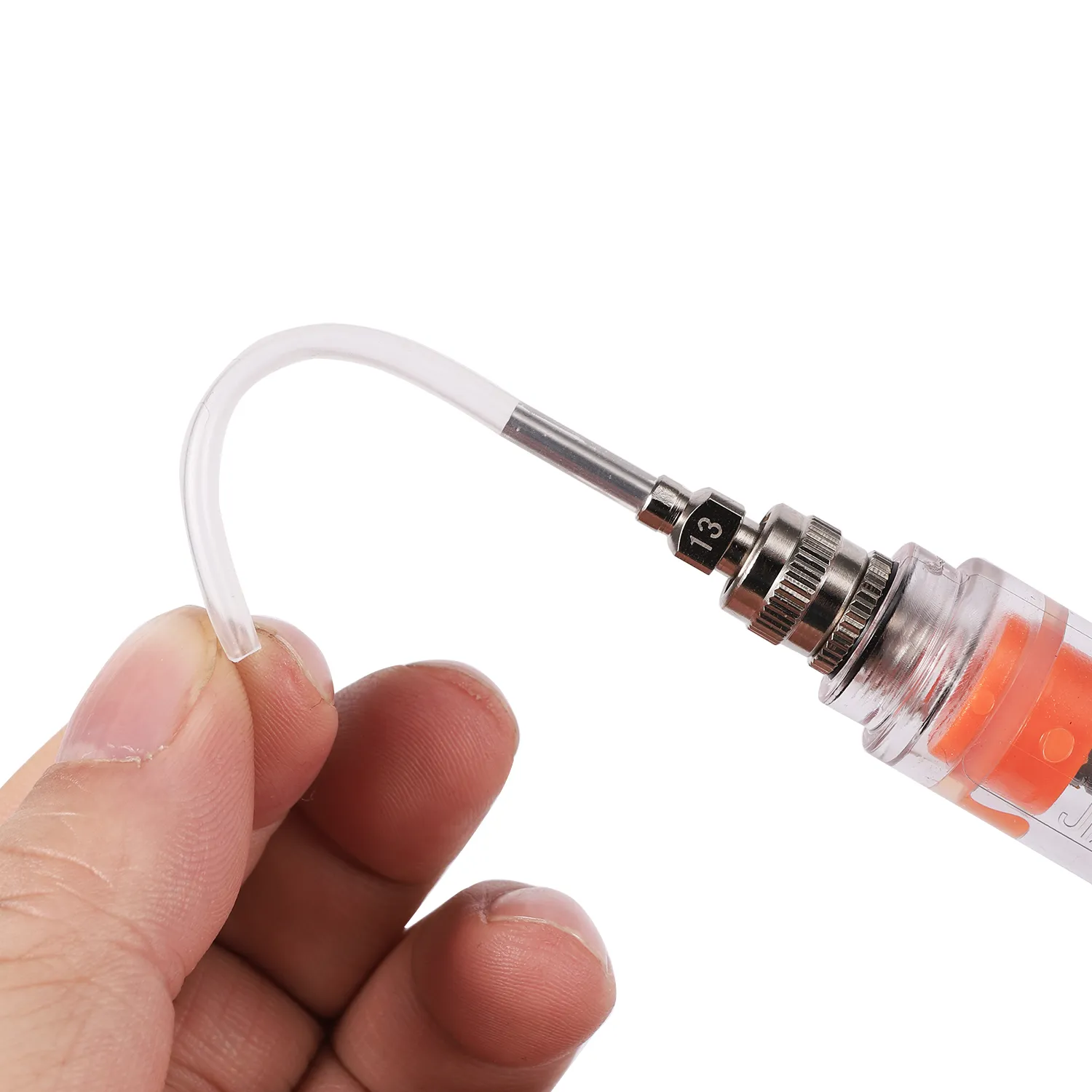 Fledgling Feeding Syringe Manual Feeding Rearing Gavage Silicone Feeding Hose Medication Tube Small Pet Parrot Feeding Syringe LL