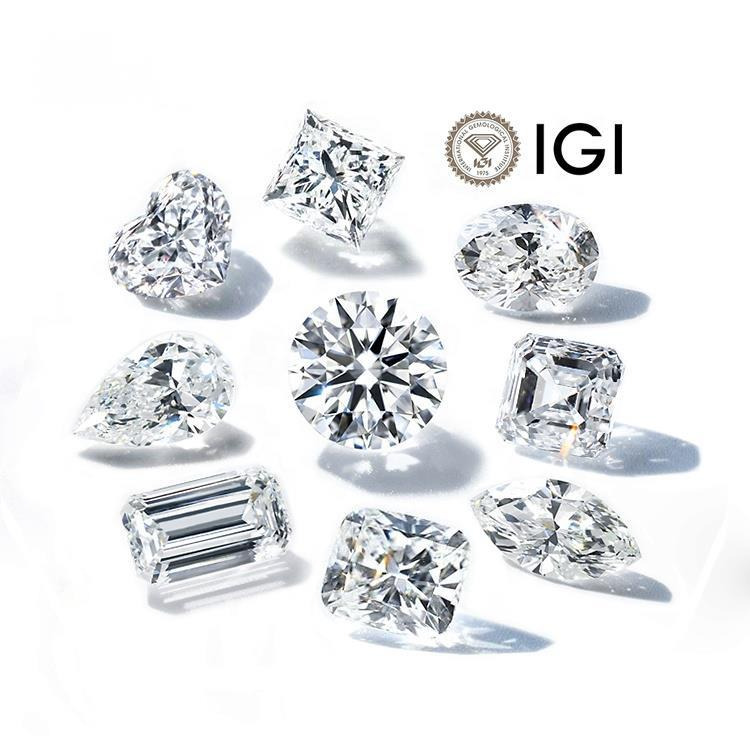 Fancy 14K 0.5Ct 1Ct 1.5Ct 2Ct Oval Cut CVD Lab Grown Diamond Rings D-VS1 Diamond Solitaire Wedding Engagement Rings Double Claws