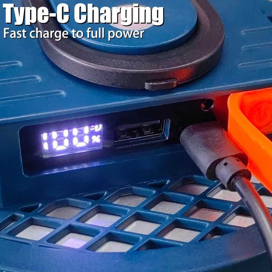 Bright Emergency FloodlightBuilt-in Rechargeable Battery Camping LanternPower Outages/Storm for Tent/Garage/Workshop M251115